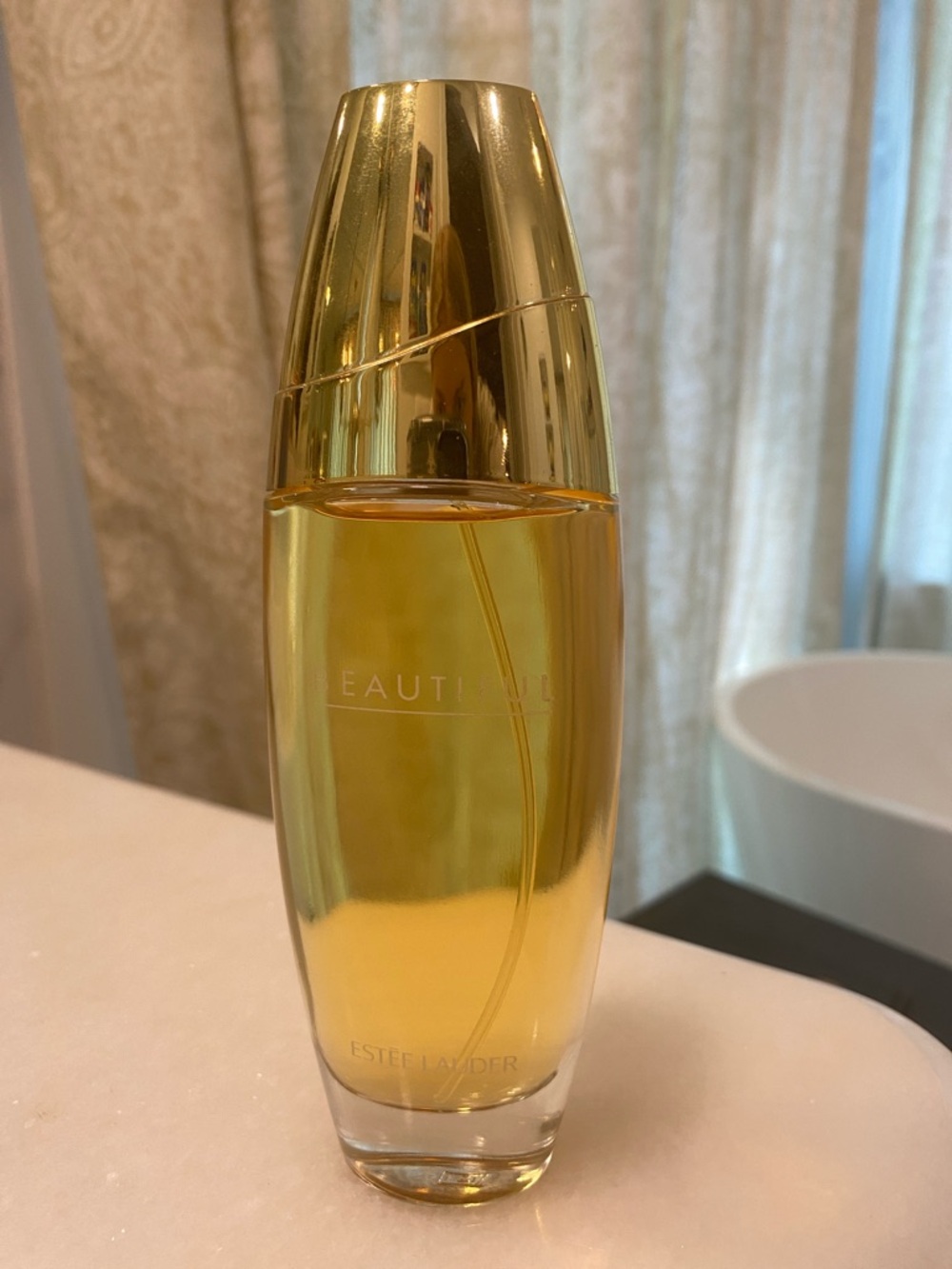 Estee Lauder Beautiful - Gold & Amber Toned Bottle